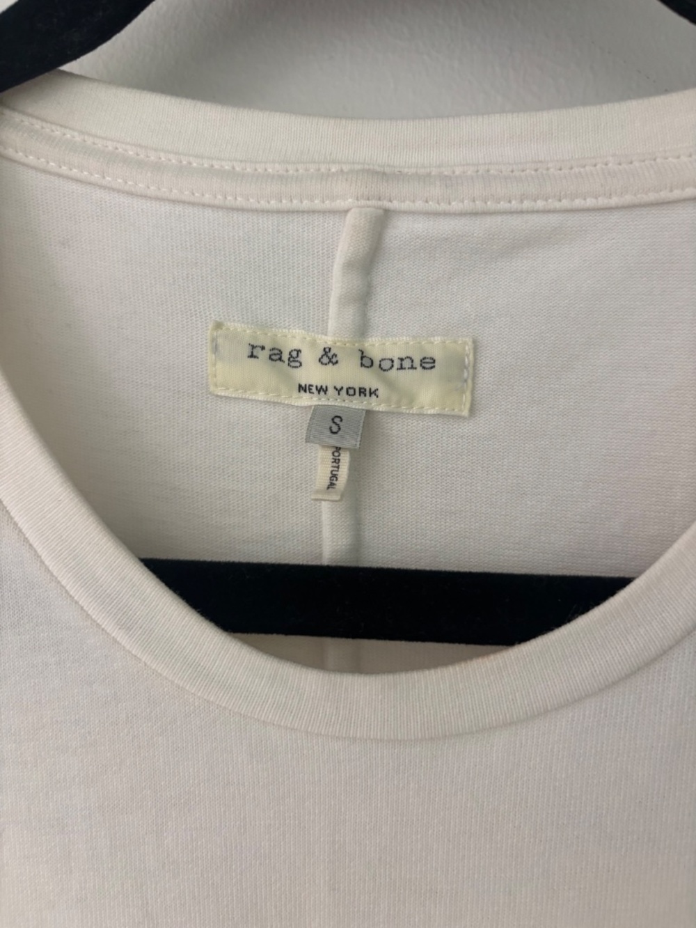 rag & bone White Ribbed Tank Top - Picture 2 of 3
